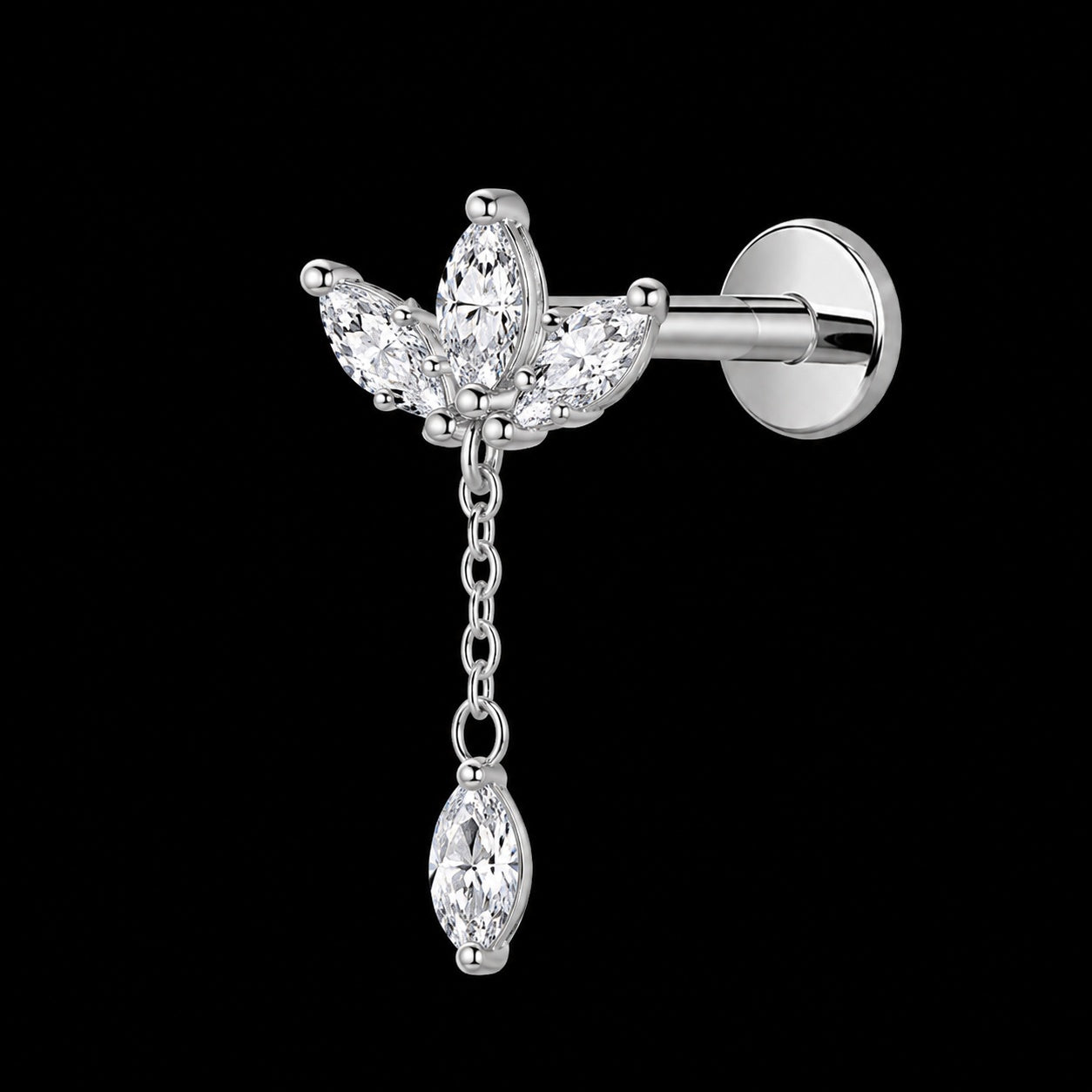 Kroon Hanger Labret – Model 1 · 16G · 1,2 × 6 mm