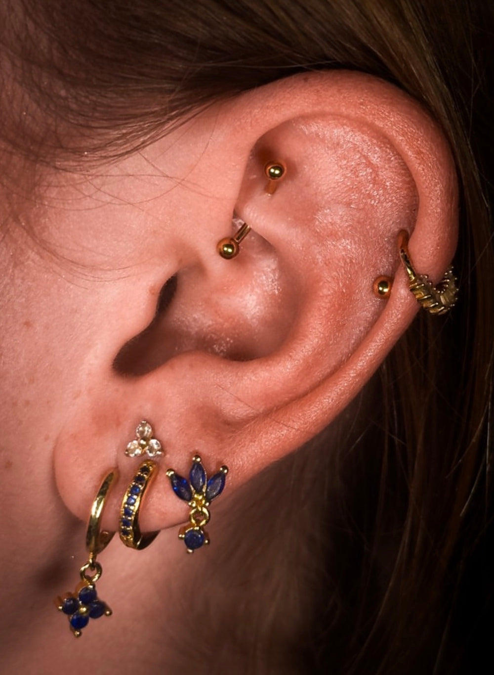 Piercing set van drie