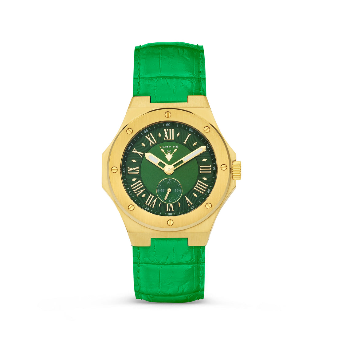 VENOM – GREEN / GOLD (LEATHER)