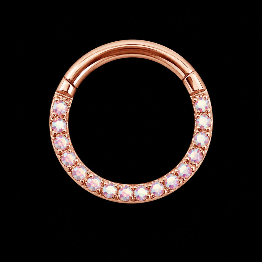 Zirkonia Clicker Ring – 16G · 1,2 × 8 mm F7