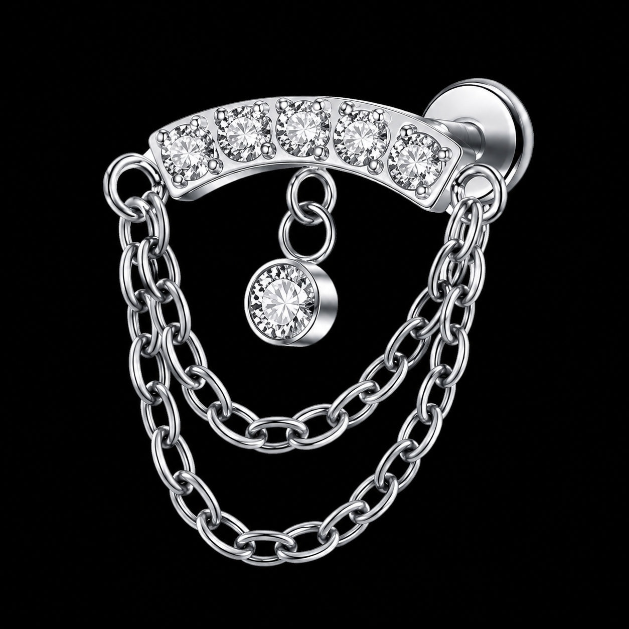 Hidden Helix Kettinghanger – Model 8 – Titanium