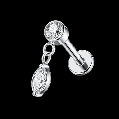 Hidden Helix Kettinghanger – Kristal Hanger – Zilver