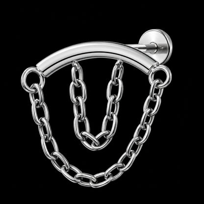 Hidden Helix Kettinghanger – Dubbele Ketting – Zilver