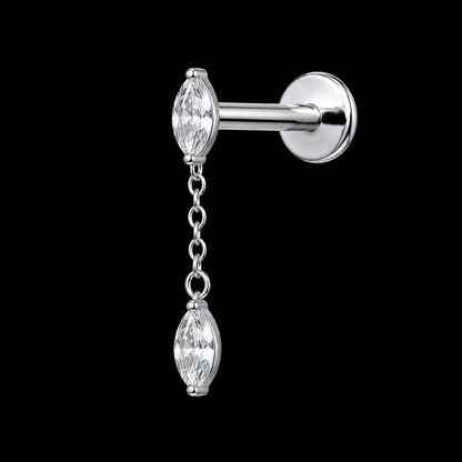 Kroon Hanger Labret – Model 3 · 16G · 1,2 × 6 mm