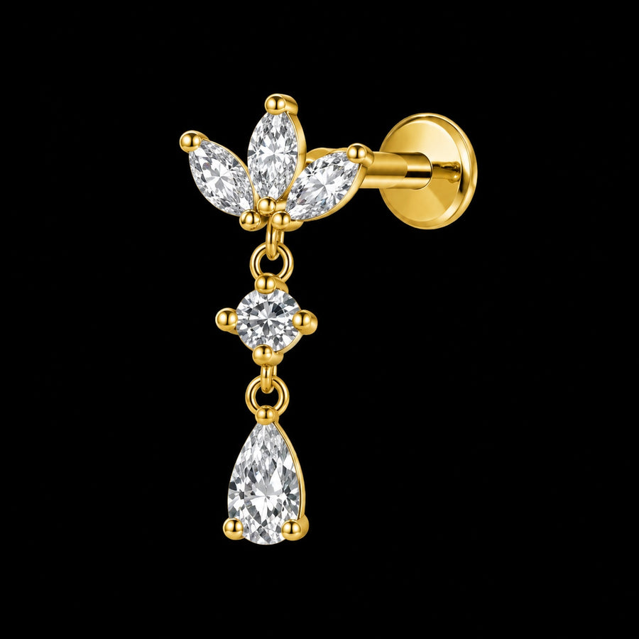 Kroon Hanger Labret – Model 7 · 16G · 1,2 × 6 mm