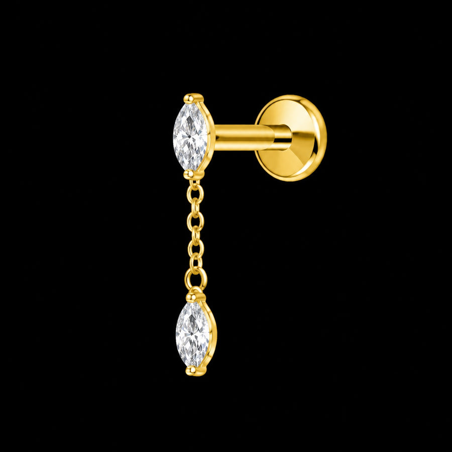 Kroon Hanger Labret – Model 3 · 16G · 1,2 × 6 mm