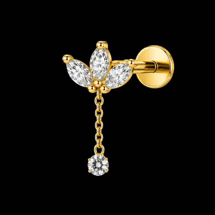 Kroon Hanger Labret – Model 2 · 16G · 1,2 × 6 mm