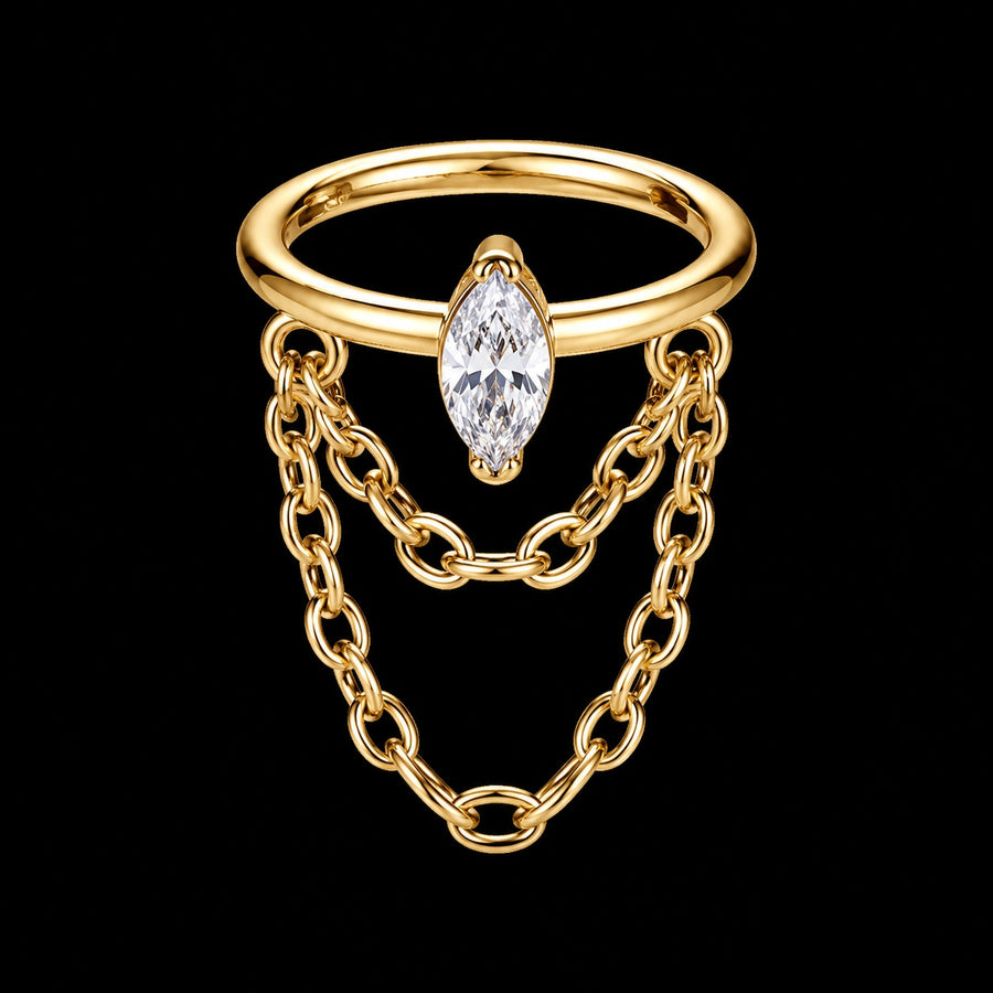 Ketting Clicker Ring – 16G · 1,2 × 12 mm F8