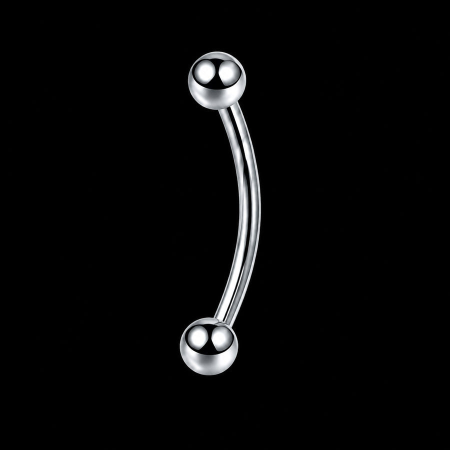 Titanium Gebogen Barbell – Binnendraad