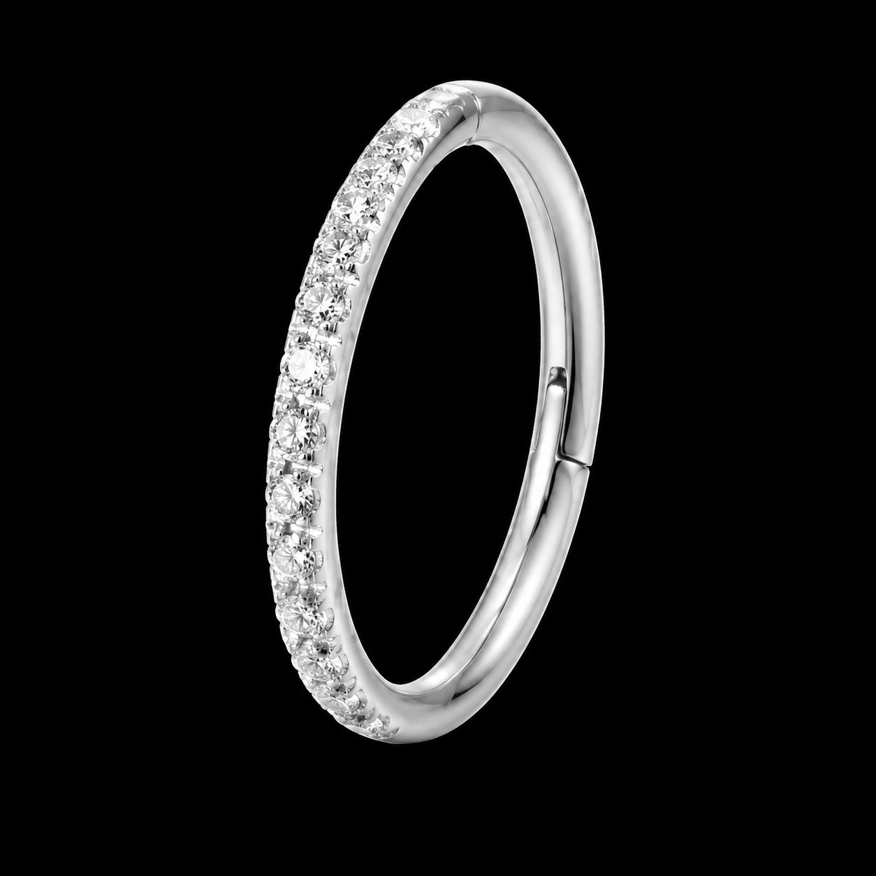 Zirkonia Segmentring – Zilver extra