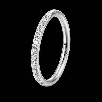 Zirkonia Segmentring – Zilver extra