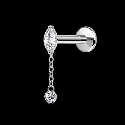 Kroon Hanger Labret – Model 4 · 16G · 1,2 × 6 mm