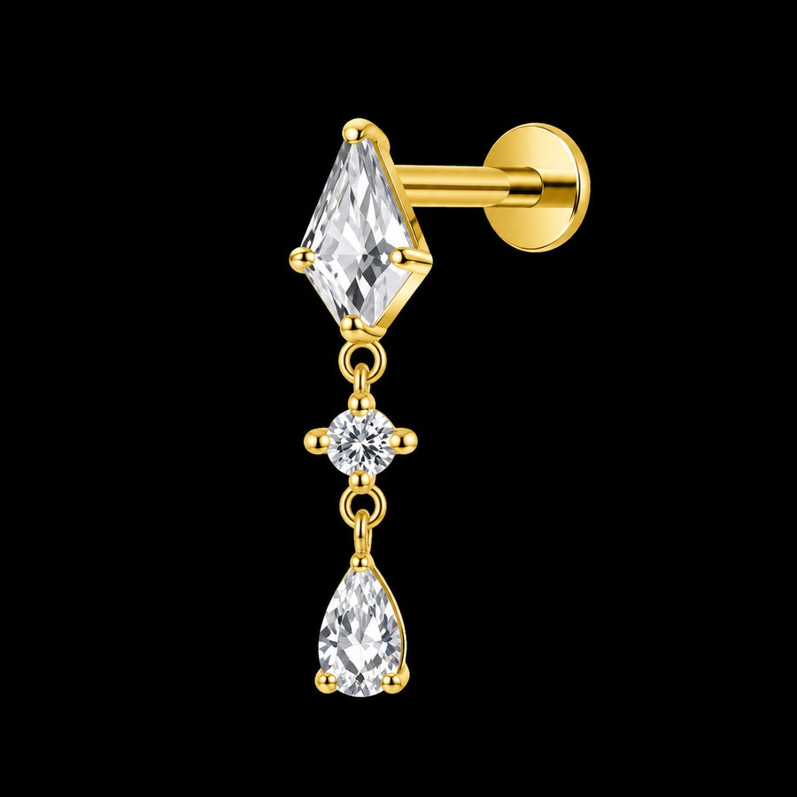 Kroon Hanger Labret – Model 8 · 16G · 1,2 × 6 mm