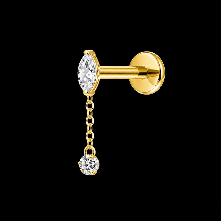 Kroon Hanger Labret – Model 4 · 16G · 1,2 × 6 mm