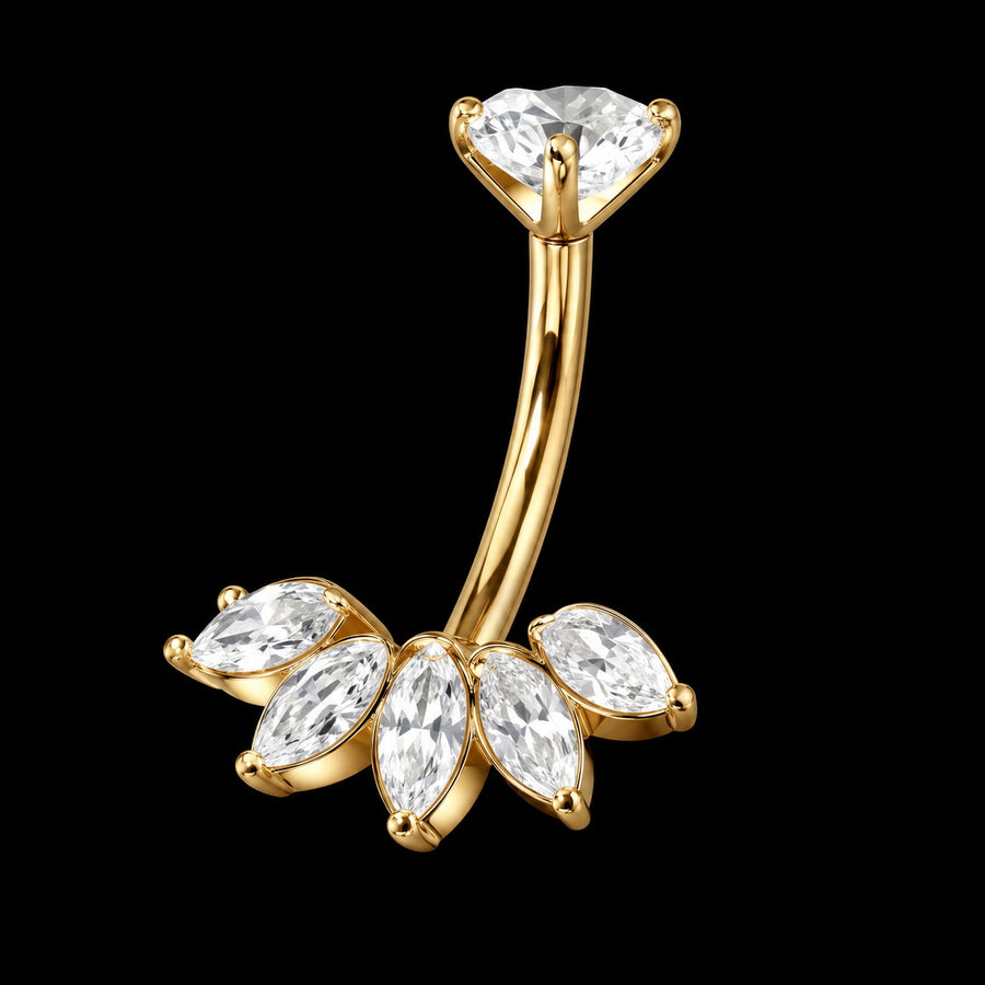 Zirkonia Navelpiercing – Model 5