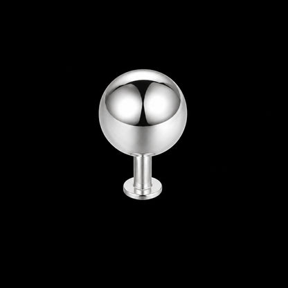 Titanium Schroefballetje – Zilver – 14G · Bal 3 mm