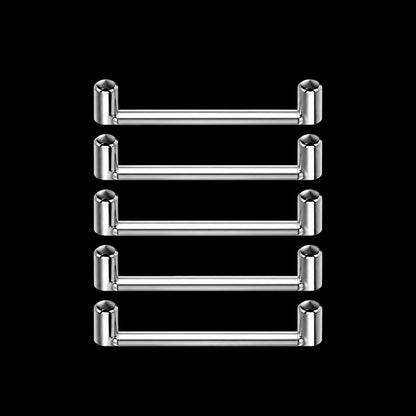 Titanium Surface Barbell – Titanium – 14G · 1,6 × 10 mm