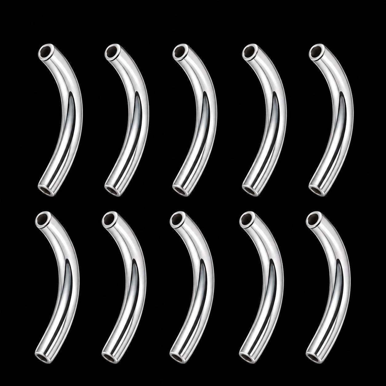 Titanium Gebogen Barbell