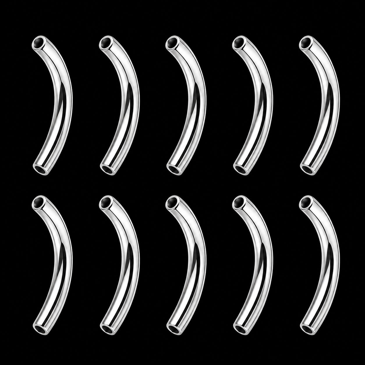 Titanium Gebogen Barbell