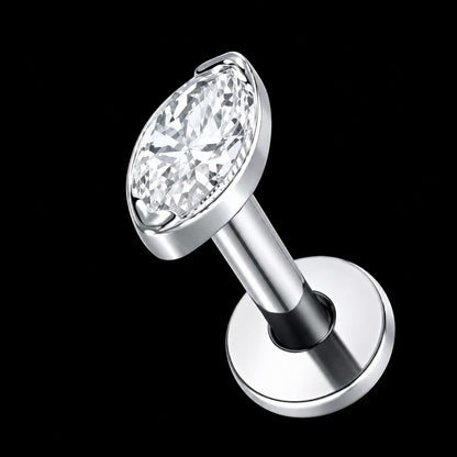 Marquise Zirkonia Labret – TC040 · 16G · 1,2 × 8 mm
