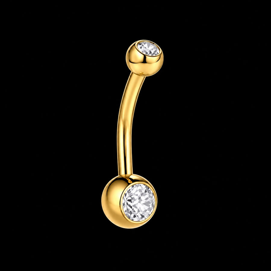 Kristal Navelpiercing – Binnendraad