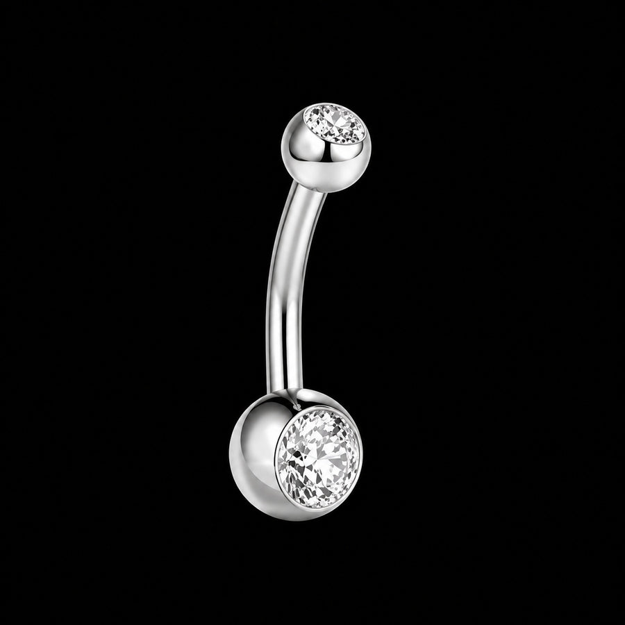 Kristal Navelpiercing – Binnendraad