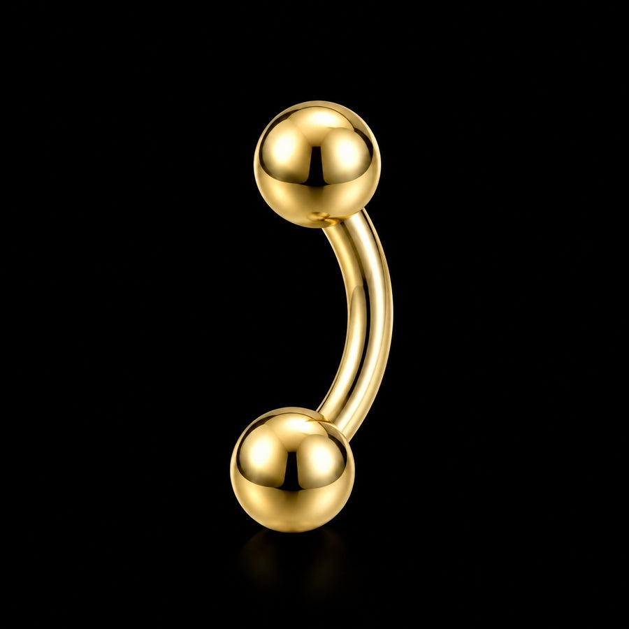 Titanium Gebogen Barbell