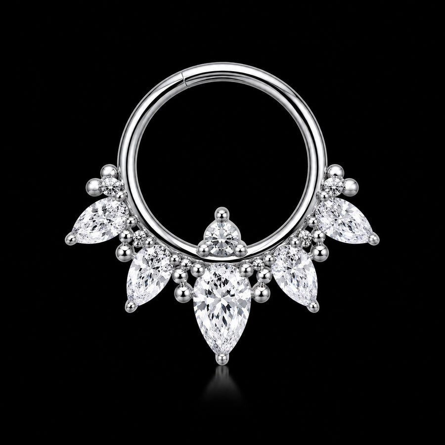 Gothic Clicker Ring – Model 4 · 16G · 1,2 × 8 mm F1