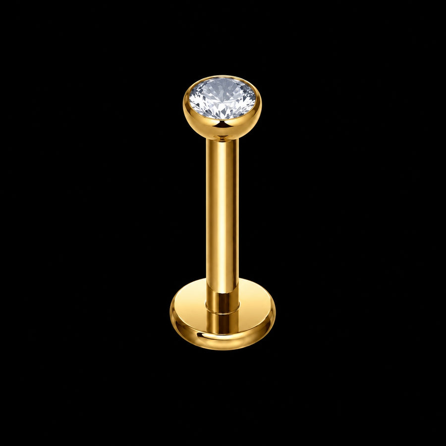 Cup Labret Stud – 16G · 1,2 × 8 × 2,5 mm