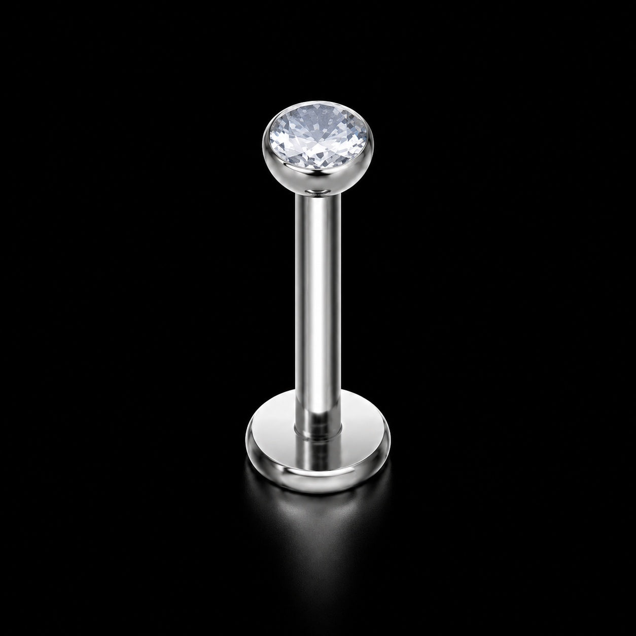 Cup Labret Stud – 16G · 1,2 × 8 × 2,5 mm