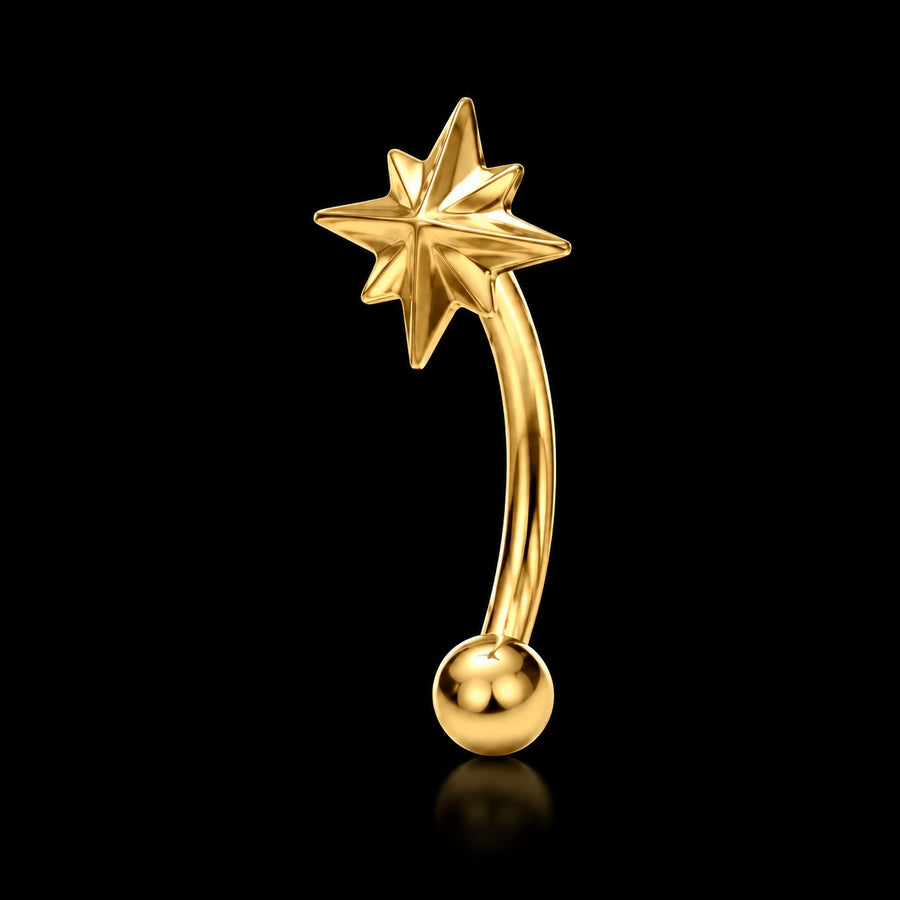 Noordster Rook Piercing – 16G · 1,2 × 8 mm E3