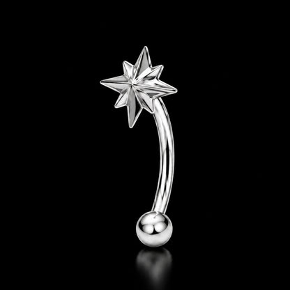 Noordster Rook Piercing – 16G · 1,2 × 8 mm