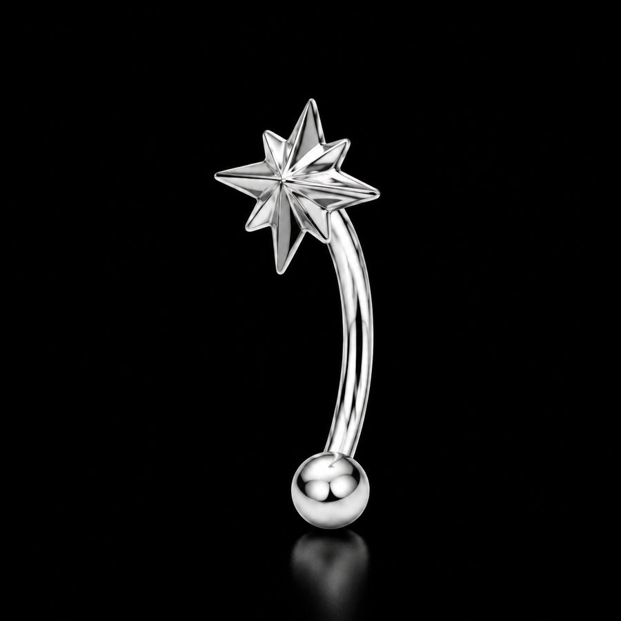 Noordster Rook Piercing – 16G · 1,2 × 8 mm E3