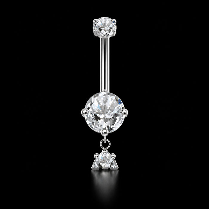 Bloem Hanger Navelpiercing – Model 17 · 14G · 1,6 × 10 mm – Titanium