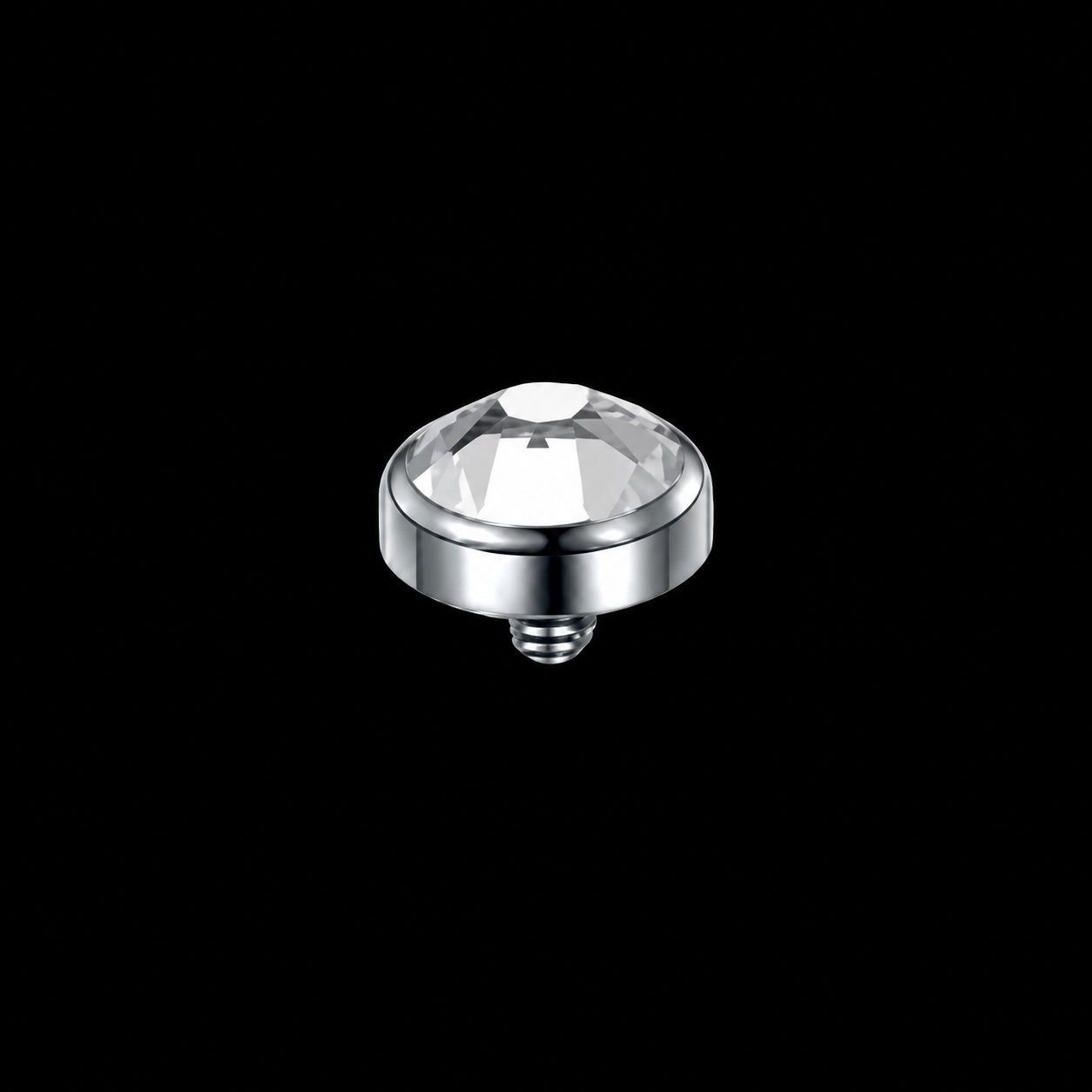 Kristal Microdermal Top – Titanium – Top 5 mm · 16G · 1,2 × 5 mm