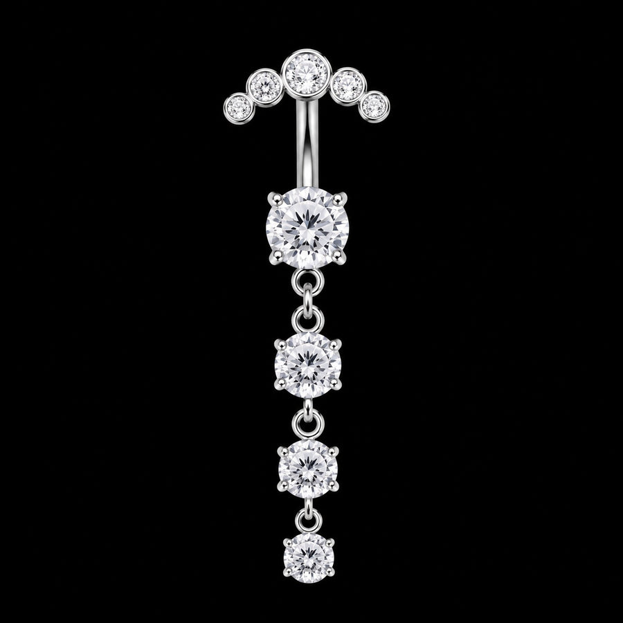 Bungelende Bloem Navelpiercing – 2881
