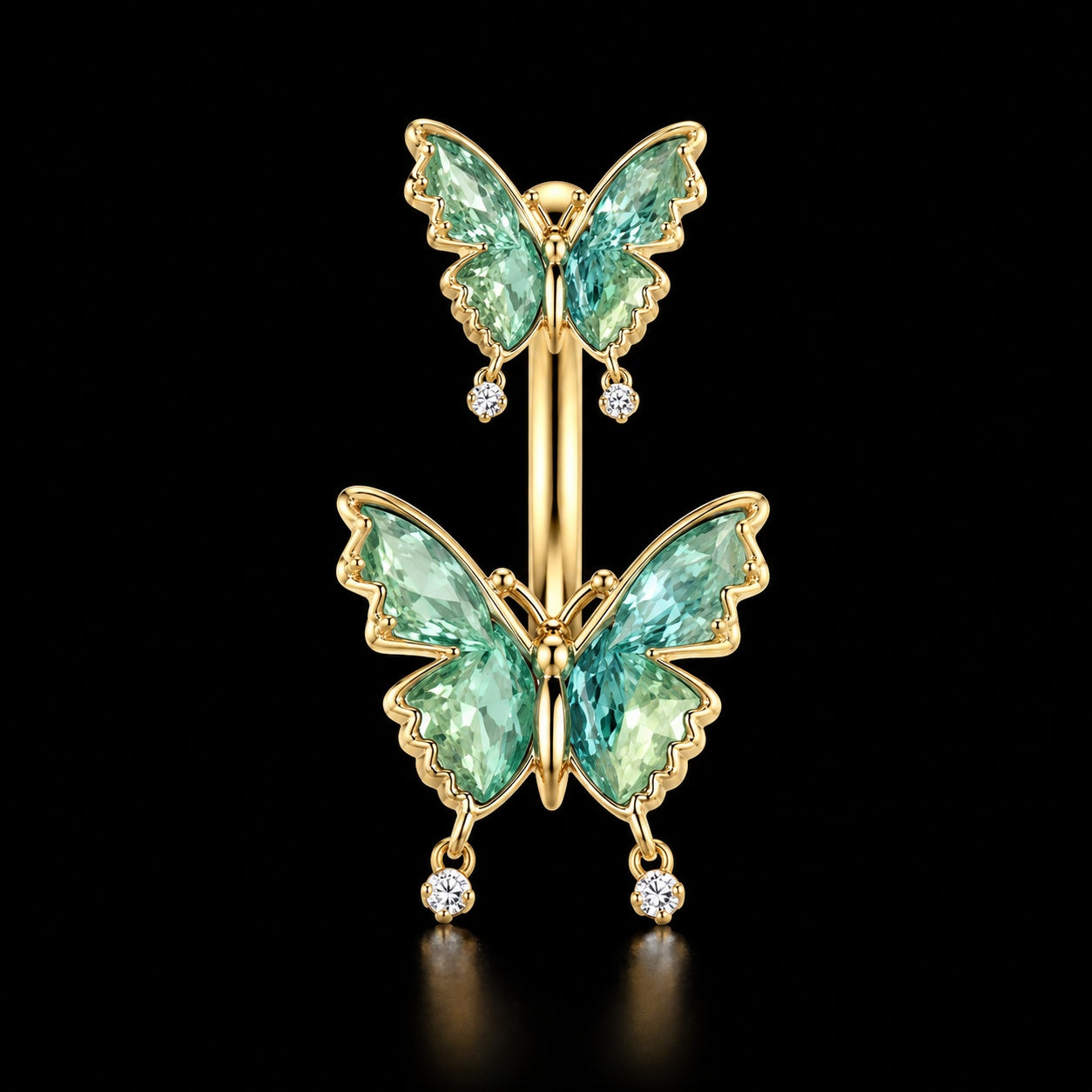 Klassieke Navelpiercing – Model 2 – Goud