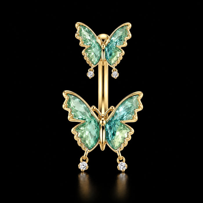 Klassieke Navelpiercing – Model 2 – Goud