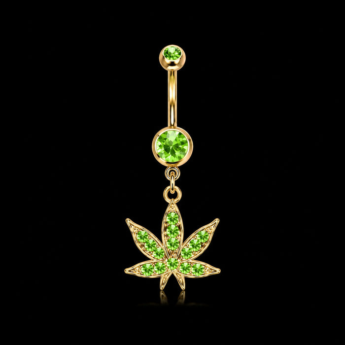 Klassieke Navelpiercing – Model 10 – Goud