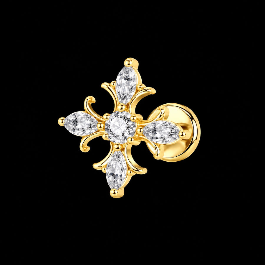 Marquise Kruis Labret – Model B · 16G · 1,2 × 8 mm