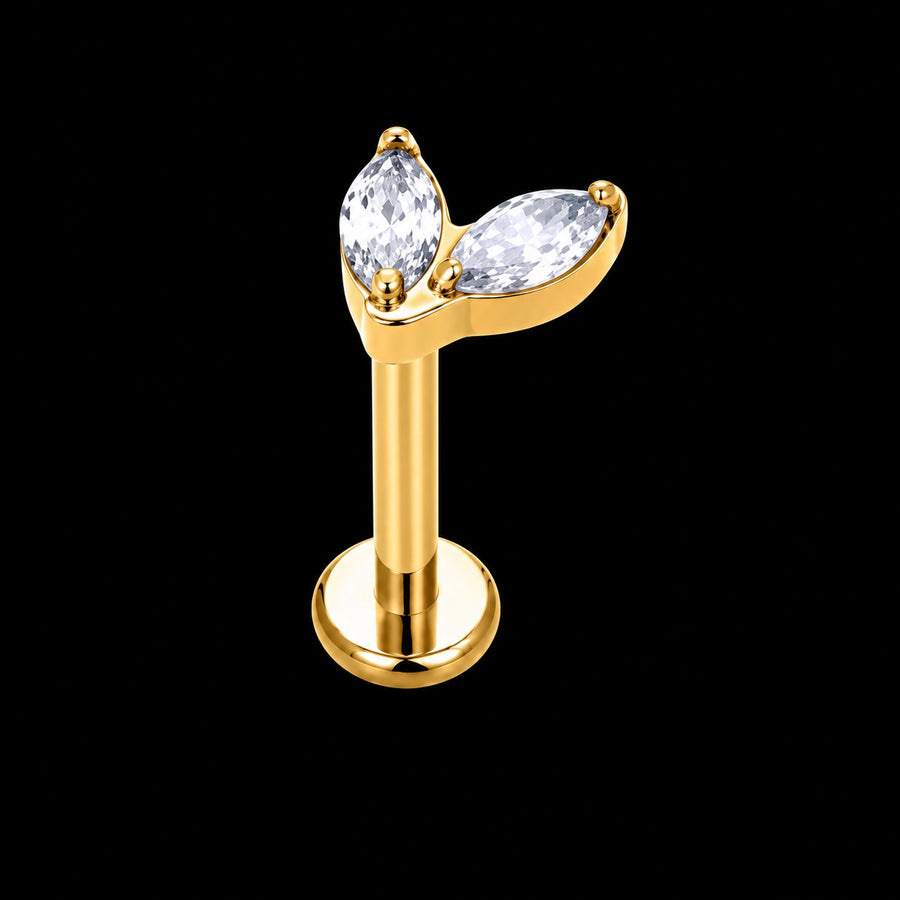 Zirkonia Oorpiercing – 16G · 1,2 × 8 mm B29