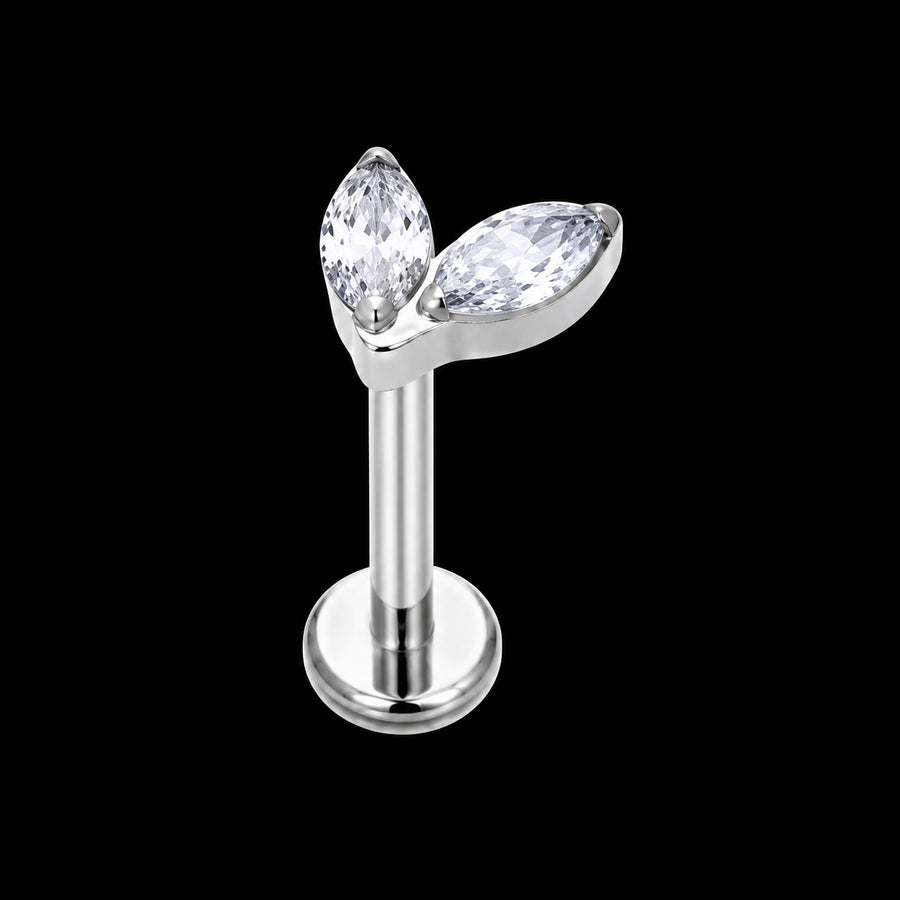 Zirkonia Oorpiercing – 16G · 1,2 × 8 mm B29