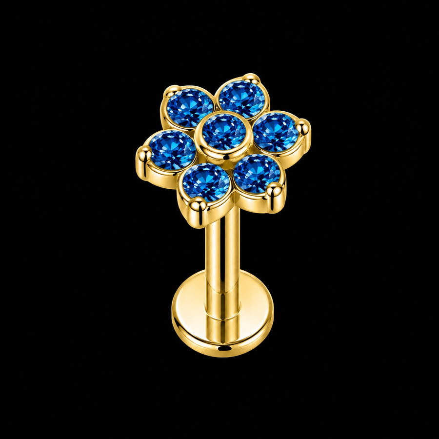 Premium Zirkonia Stud – Model C · 16G · 1,2 × 8 mm B18