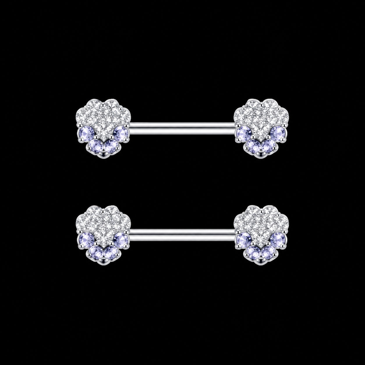 Tepelbarbell Hanger – 2794 – Zilver